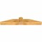 Ekena Millwork Portland Rough Sawn Timber Gable Bracket, Western Red Cedar, 60"W x 10"H x 6"D x 6"F, 4/12 Pitch GBW060X10X0606POR00RWR - alternate 2